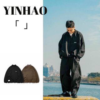 【「 」yinhao】ORDINARY ｜ 半拉鍊拼接運動上衣