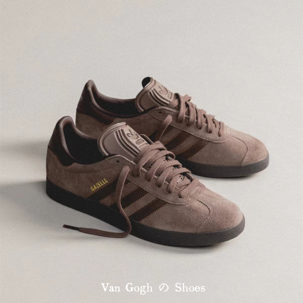 VG- Adidas originals Gazelle 男女 德訓鞋 麂皮 深棕 IG4989