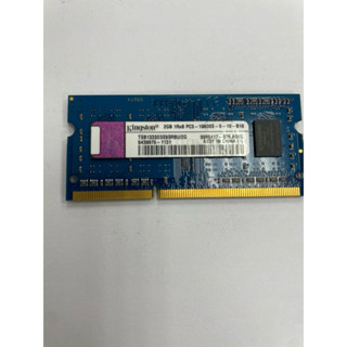 二手 金士頓 Kingston 筆電 記憶體 2G DDR3 1333 雙面8粒 金士頓 顆粒 藍板