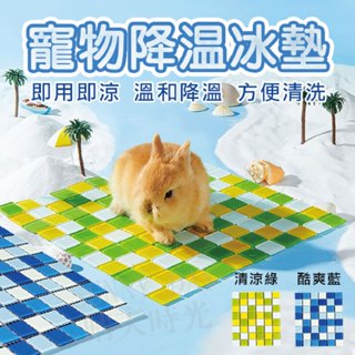 【臺灣現貨】倉鼠降溫墊 冰涼墊 小寵水晶涼蓆 水晶冰墊 寵物水晶床 寵物散熱 涼窩 消暑