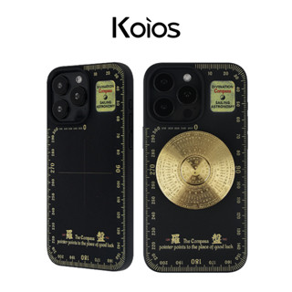 【KOIOS】iPhone｜金屬羅盤磁吸手機殼 16 15 14 13 Pro Max 手機殼 磁吸支架 保護殼 磁吸殼