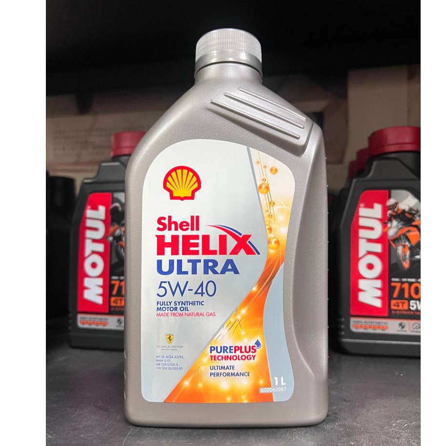 完工價【阿齊】殼牌 Shell HELIX ULTRA 5W40 全合成 SP 汽車機油