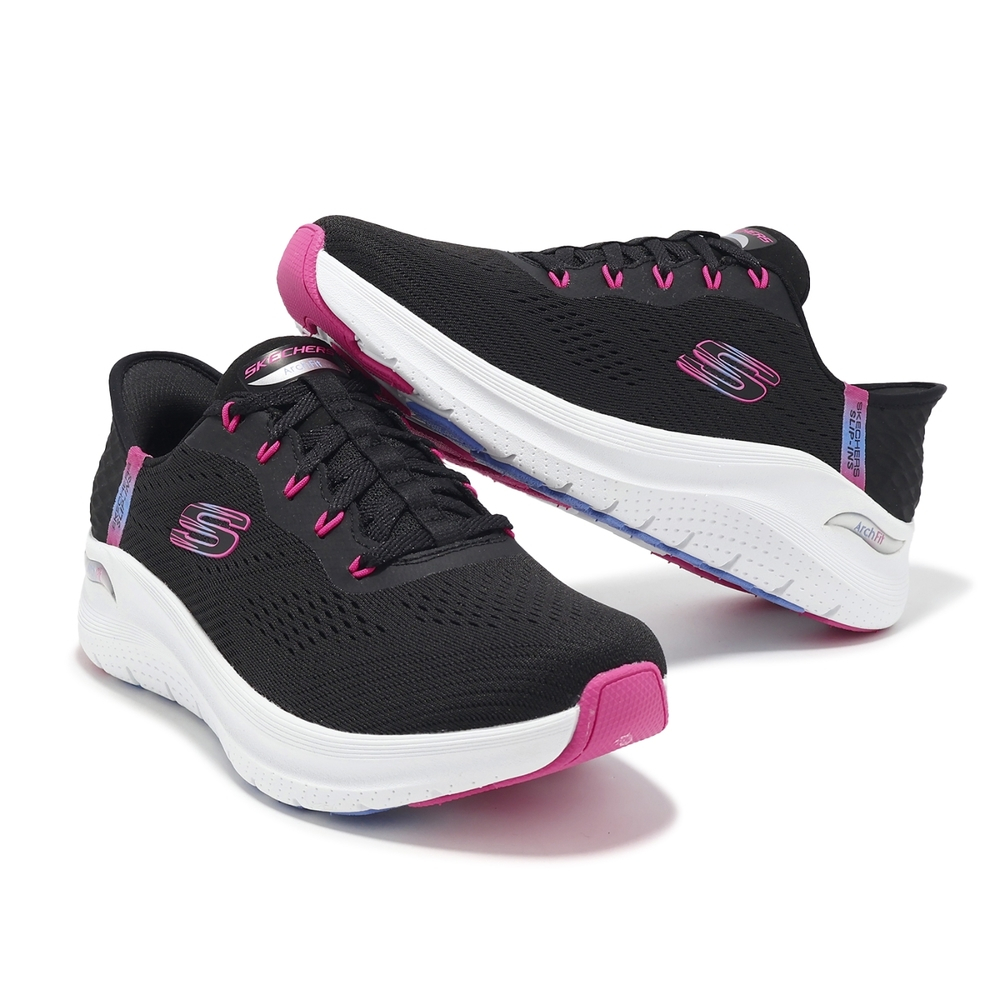 SKECHERS ARCH FIT 2.0 寬楦  女休閒鞋 150066WBKHP Sneakers542