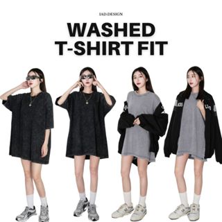 "WASHED T-Shirt FIT" 輕薄寬鬆 水洗Tee 落肩寬鬆 "極度舒適"