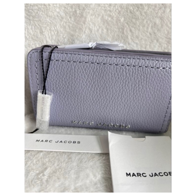 Marc Jacobs MJ 中夾 荔枝紋牛皮中夾 紫色 現貨