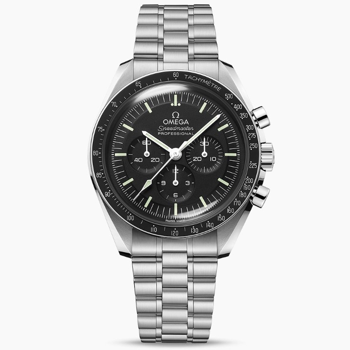 OMEGA 310.30.42.50.01.001 歐米茄手錶 42mm 超霸系列 黑面盤 鋼錶帶 3861 經典登月錶