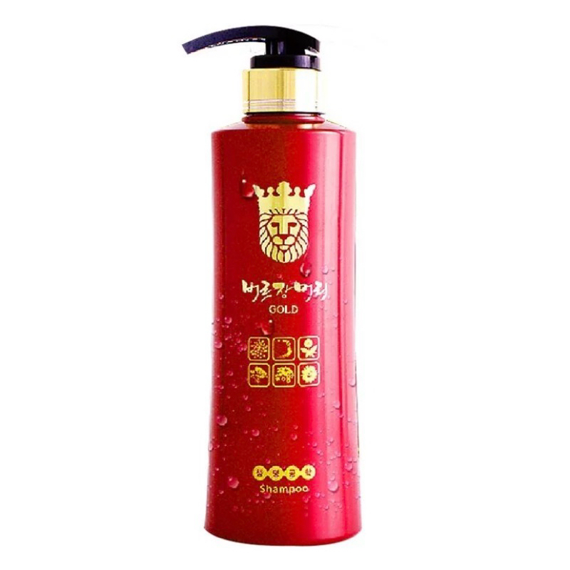 韓國進口 紅洗  魅力匠魔力 黃金韓方洗髮精   500ml/瓶