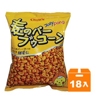 韓國 CROWN 皇冠 甜麥仁 餅乾 90g (18入)/箱【康鄰超市】