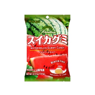 Kasugai春日井 Frutia 百分百（西瓜味）果汁軟糖 107g【Donki日本唐吉訶德】