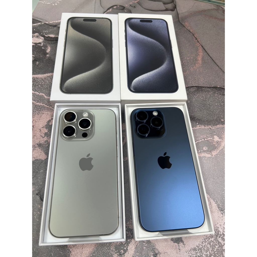 💜店內拆封新品💜🔋100%🍎 Apple iPhone 15Pro 128G/256G原色跟藍色🍎蘋果原廠保固