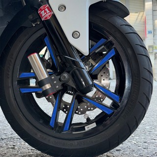 反光屋FKW STR STR300 STR250 爪貼 防水車貼 前輪右側 多種顏色選擇 反光貼紙 AEON 宏佳騰