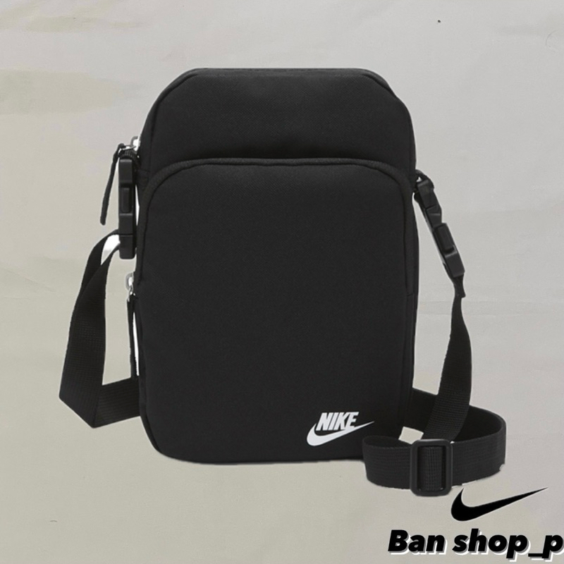 [Ban]Nike Heritage 小背包 側背包 肩包 黑色 方包 DB0456-010