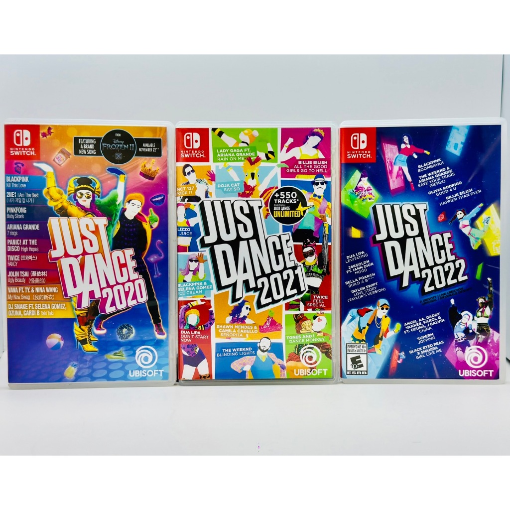 [快速出貨]NS 舞力全開  JUST DANCE  2020 2021 2022  跳舞腕帶  中文版 二手遊戲