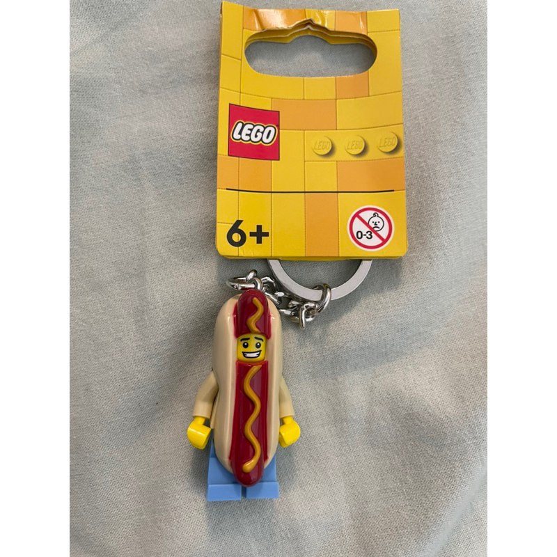LEGO熱狗人鑰匙圈全新樂高