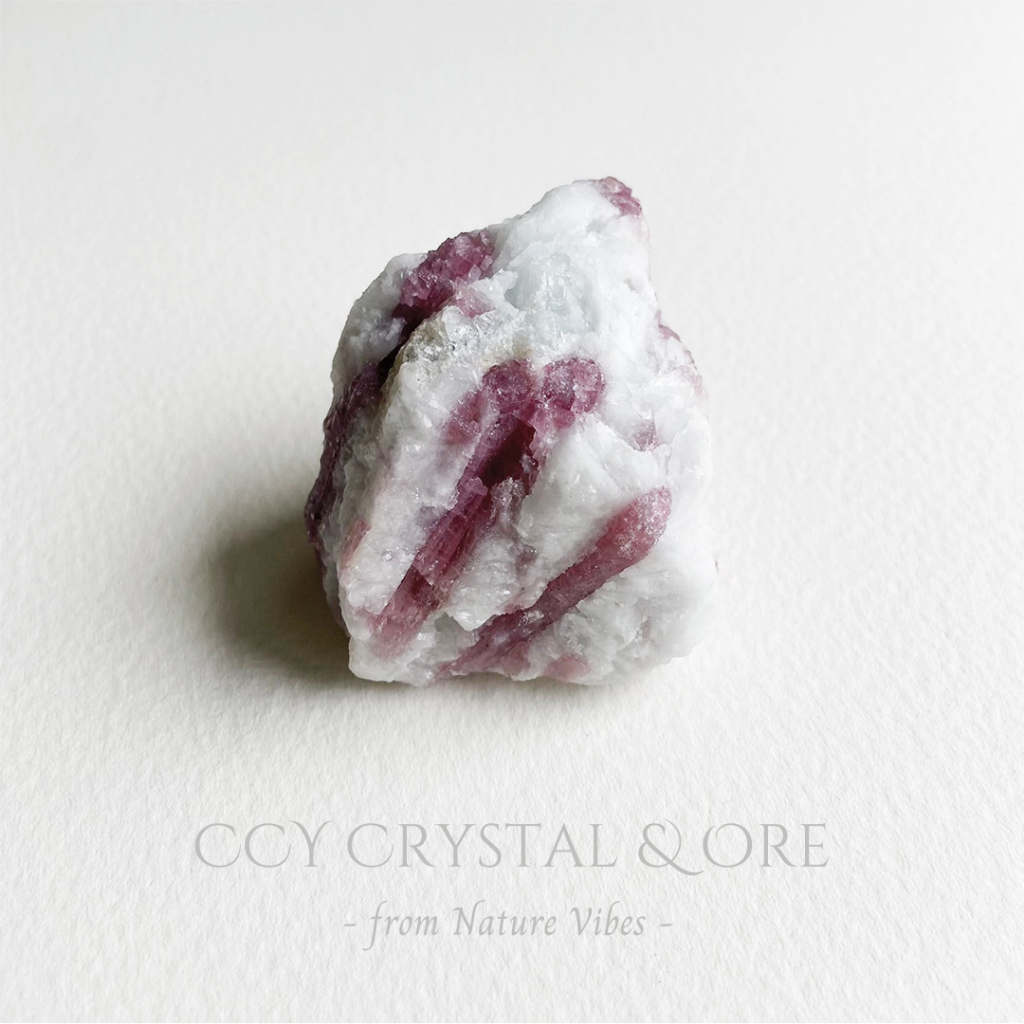 🐈 CCY Crystal x Ore 🐈 天然 粉紅碧璽 原礦 Pink Tourmaline 粉色電氣石 心輪