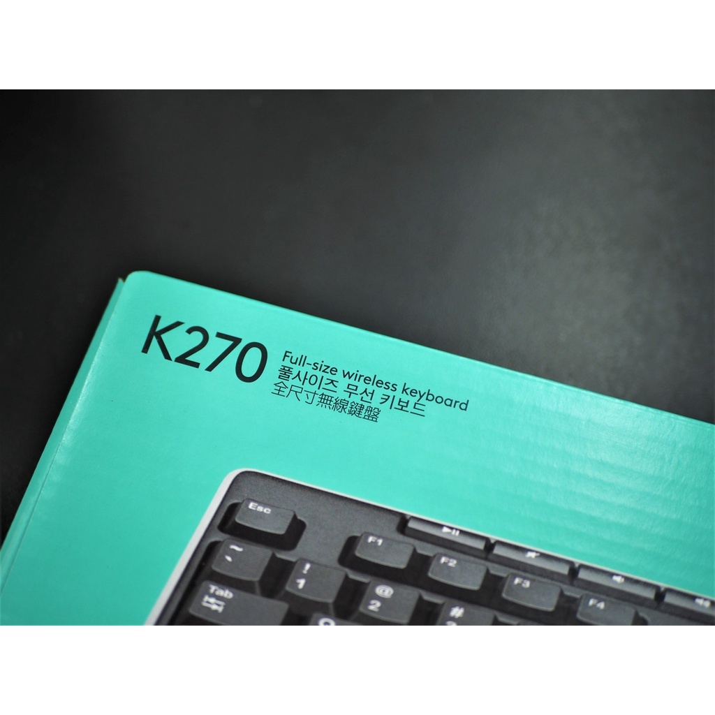 Logitech 羅技 K270  無線鍵盤 Unifying【U23C實體門市】