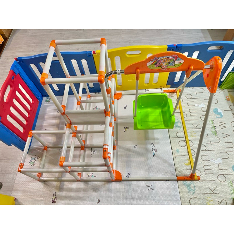 二手 宜蘭市自取 可摺疊收納室內遊戲組 滑梯/鞦韆/攀爬架 日本野中製作所