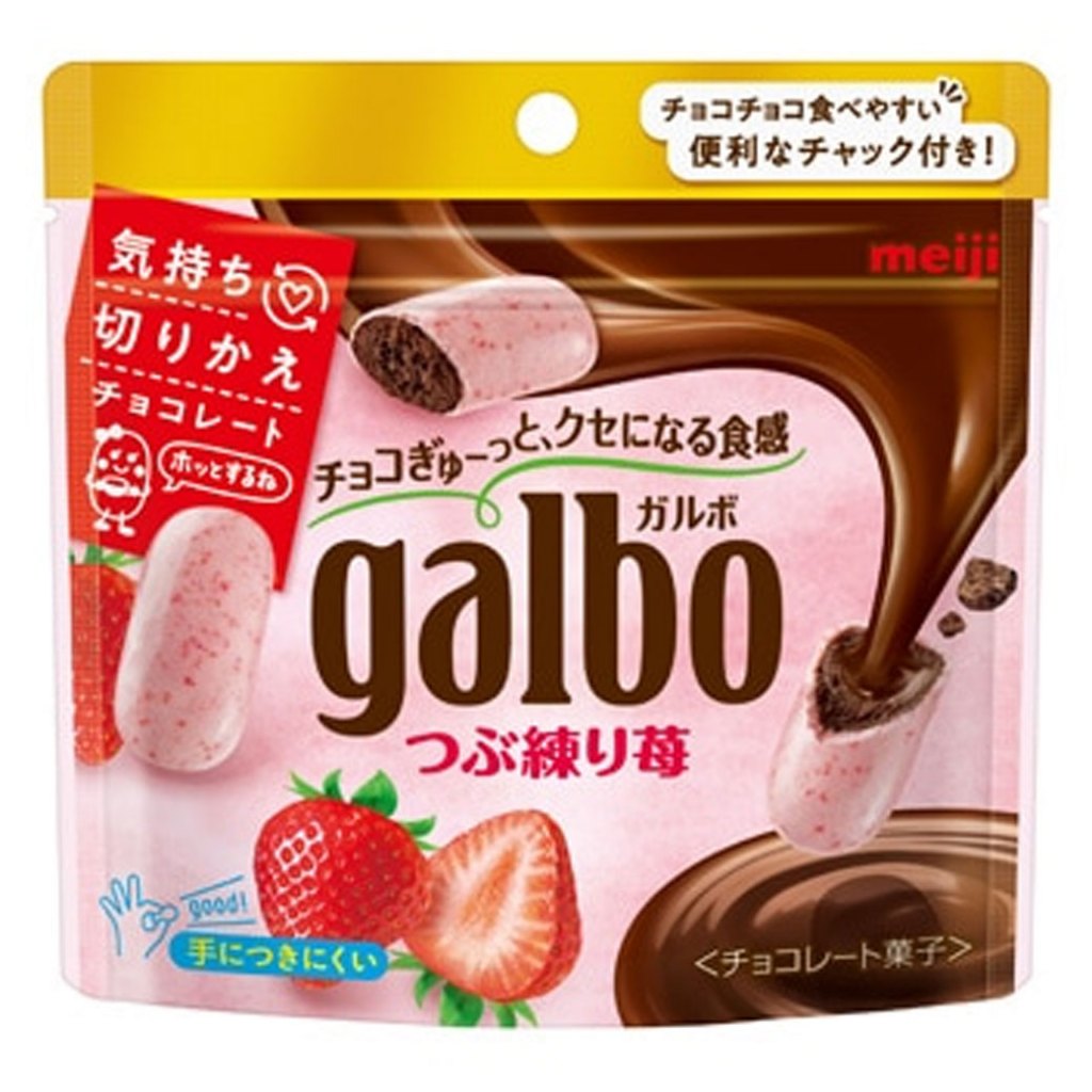 【日本代購-妙本鋪】台灣現貨 日本 明治meiji galbo草莓巧克力球 巧克力餅乾 草莓巧克力餅乾 巧酥夾餡巧克力