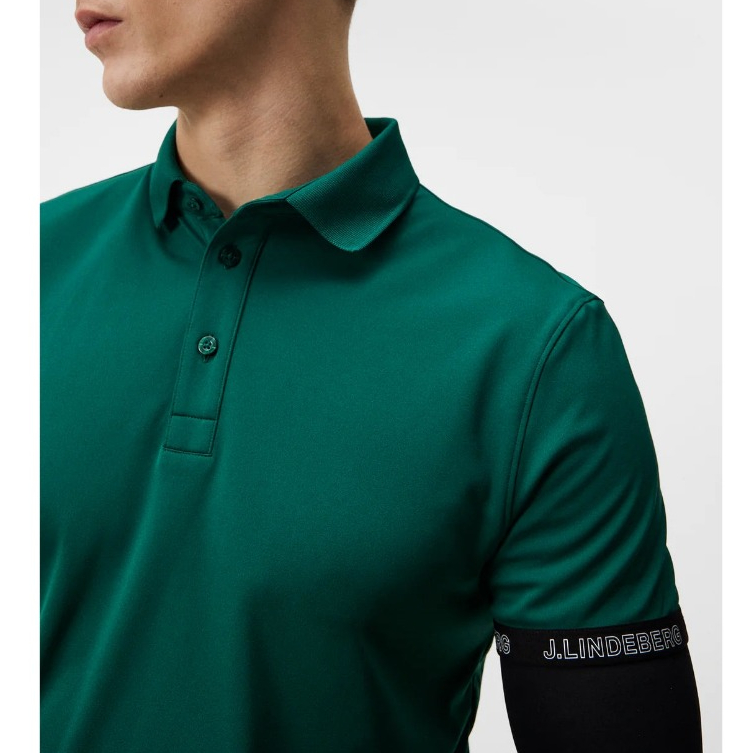 J.Lindeberg🌞 Guy 男高爾夫短袖polo衫 (綠)
