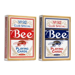 Bicycle - Bee蜜蜂撲克牌 92撲克牌 紅色&藍色牌背 有實體店面