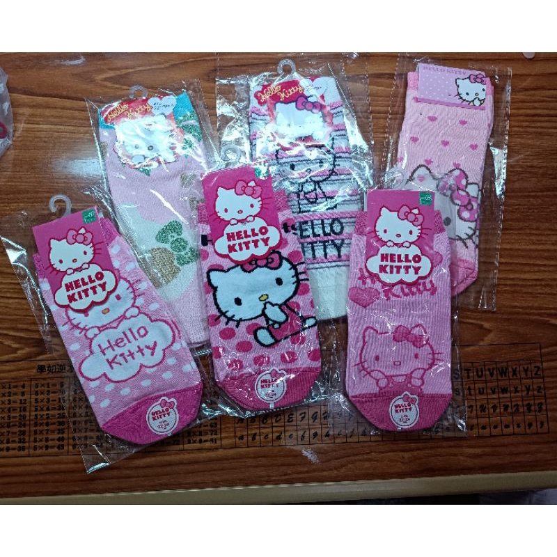 三麗鷗Hello Kitty粉色系短襪踝襪