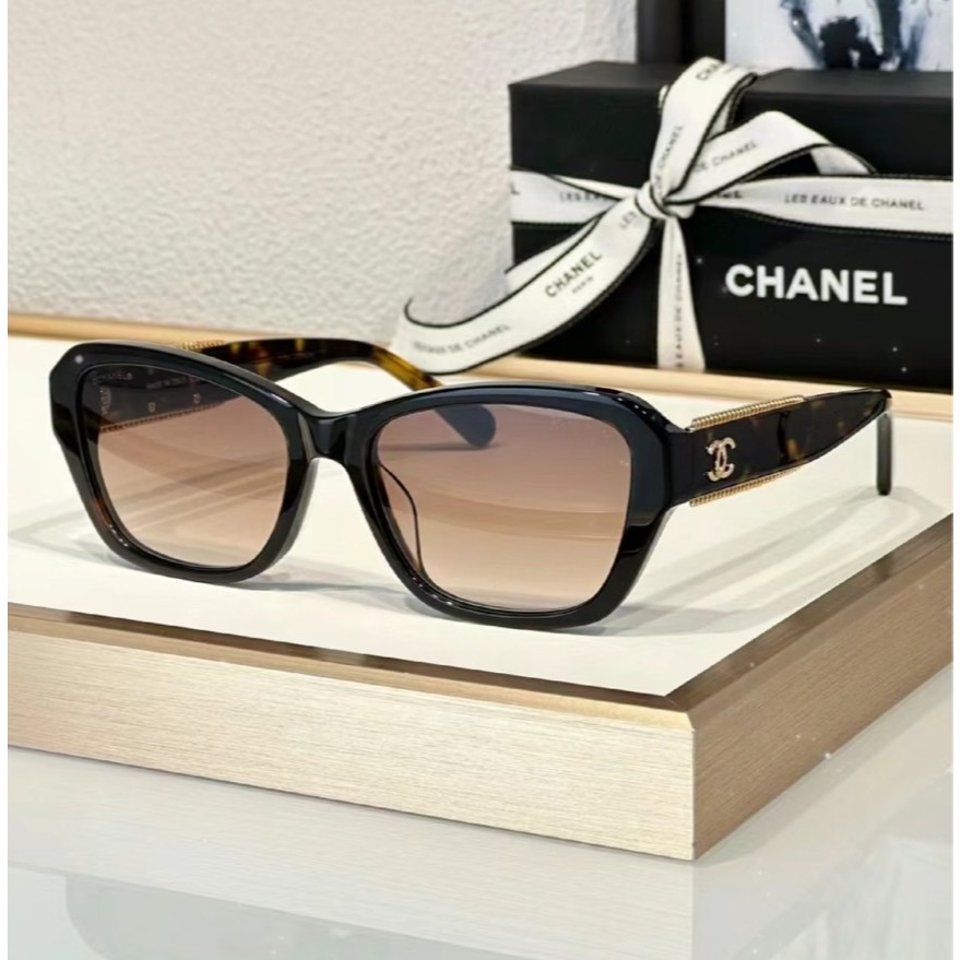 【預購】麗睛眼鏡 Chanel【可刷卡分期】香奈兒 CH5516 琥珀色 太陽眼鏡 小香眼鏡 香奈兒經典款 香奈兒熱賣款