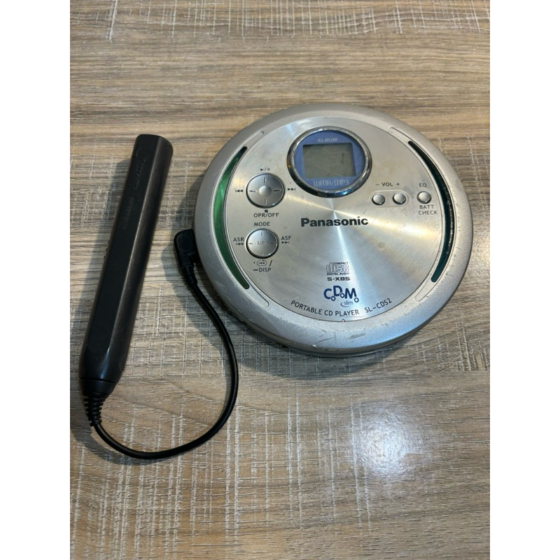 早期 Panasonic SL-CDS2 CD mp3 隨身聽 看說明