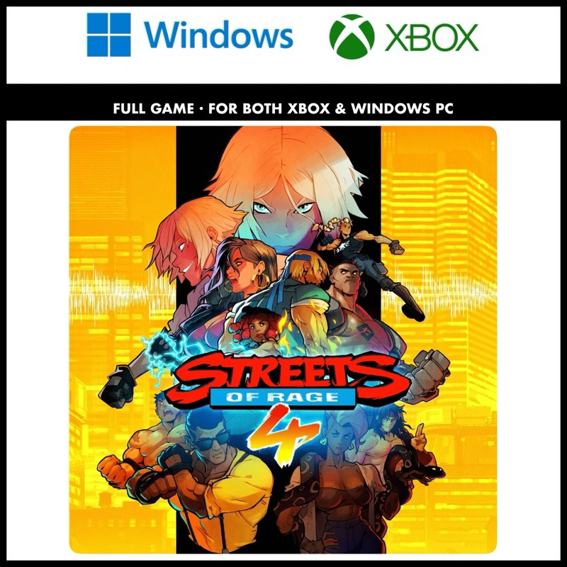 中文PC XBOX ONE SERIES S X 怒之鐵拳4 street of rage 4 格鬥三人組4 X電腦可用