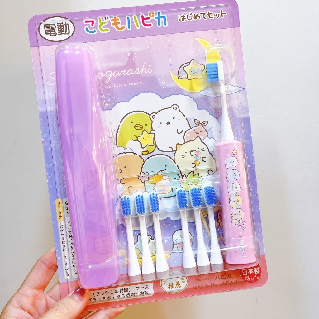 日本 COSTCO 好市多 電動牙刷 角落生物 卡通 兒童 幼童 角落小夥伴