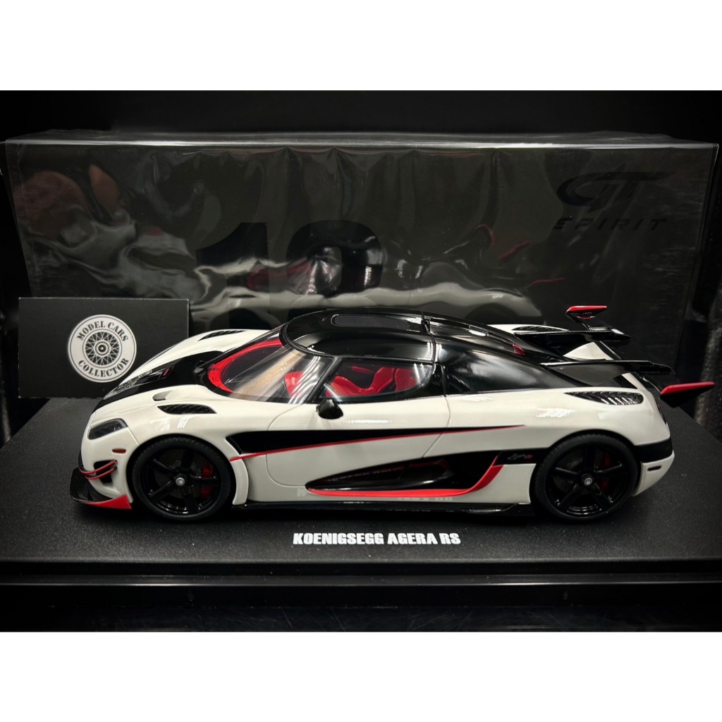 【收藏模人】GT Spirit Koenigsegg Agera RS 白 1:18 1/18 GT877