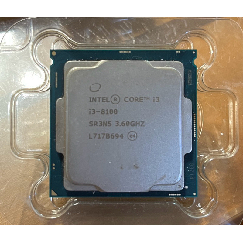 i3 8100 cpu 處理器 4核心