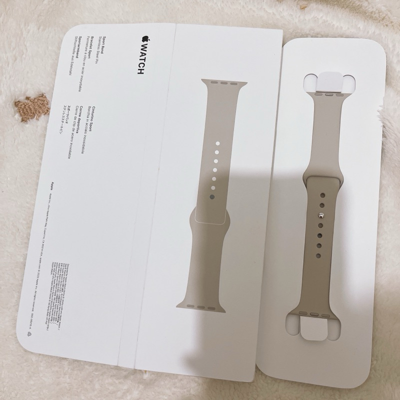 Apple Watch S9 45mm原廠星光色錶帶
