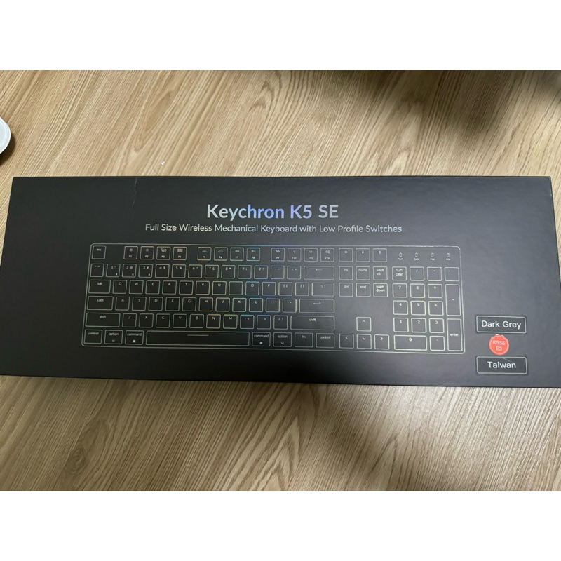 Keychron K5SE 100% 無線機械鍵盤 茶軸 二手
