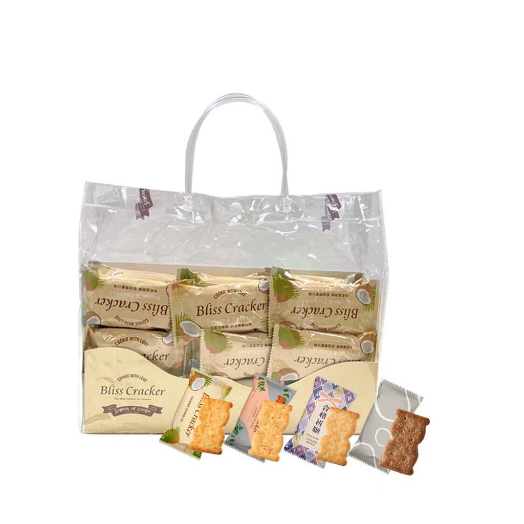 【台灣優格餅乾學院】布莉滋快樂分享袋(單片包)餅乾分享包 572g~580g｜法式香蒜、葡萄(單口味)