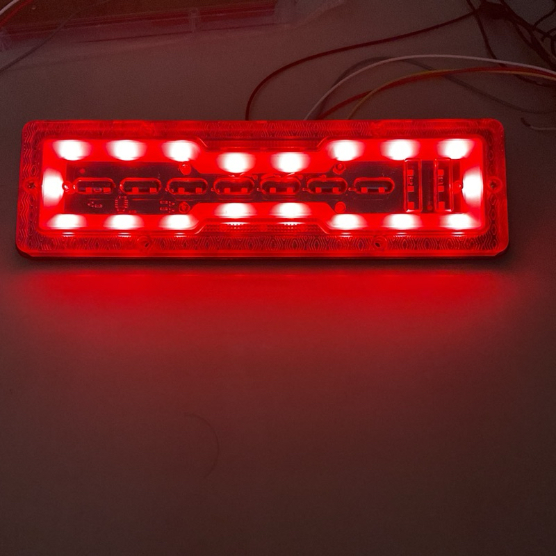 新款式LED尾燈-黃光-紅光-白光-附鐵架--煞車燈-導光流光方向燈-倒車燈小燈貨車-堅達-一路發-小霸王-瑞獅-12V