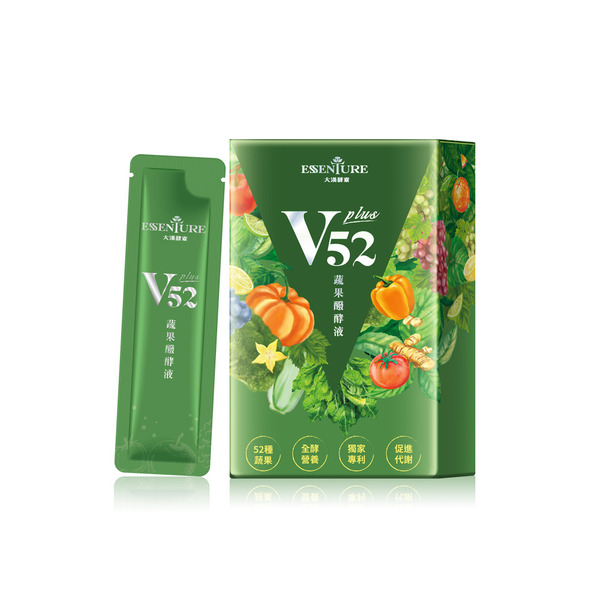 【大漢酵素】V52 蔬果維他植物醱酵液PLUS(15ml*10包/盒)
