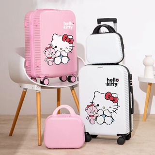 行李箱 旅行箱 登機箱 密碼箱 拉桿箱 18吋行李箱 24吋行李箱 Hello Kitty涂鸦 可愛 時尚 萬向輪 學生