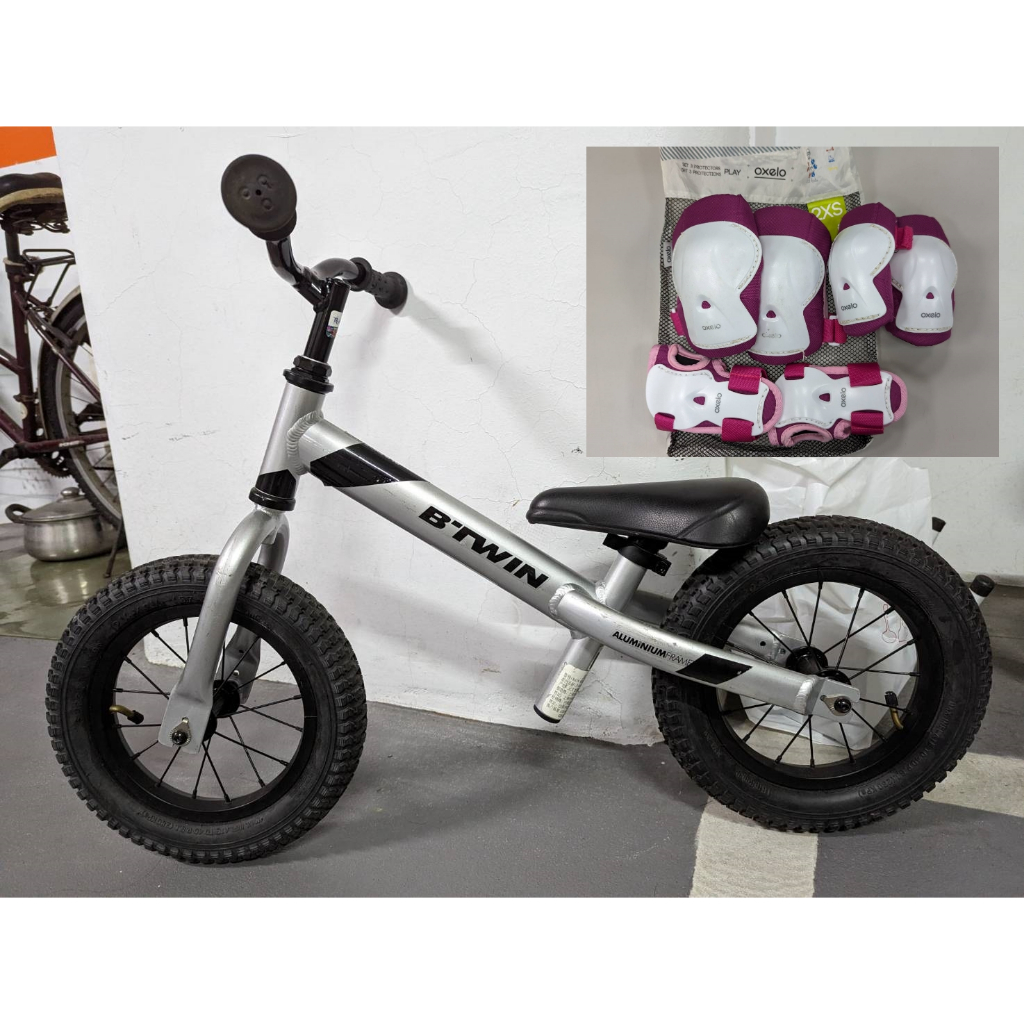[二手]decathlon 迪卡儂 RUN RIDE 900 滑步車 平衡車 充氣款輪胎 附背帶 安全護具 無宅配