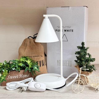 ✔現貨💯公司貨【Naturero 植淨林】PURE WHITE 純白簡約香氛蠟燭暖燈 燭臺 融蠟燈 白色