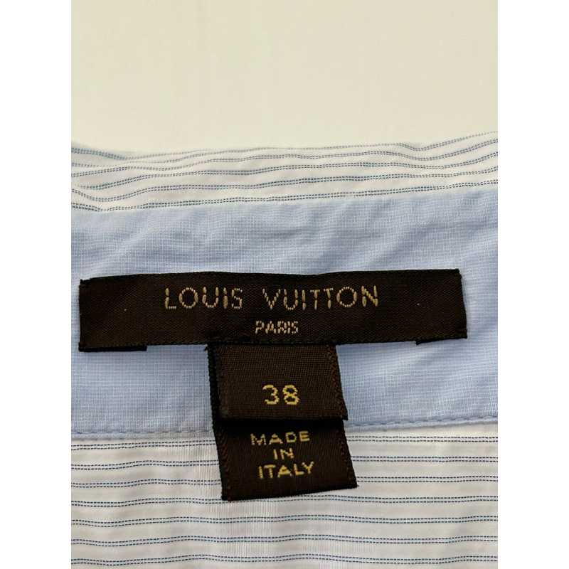 LV 100%正版 專櫃購入 LOUIS VUITTON 保證正品 腰間LV刺繡設計 襯衫外套、洋裝 38號
