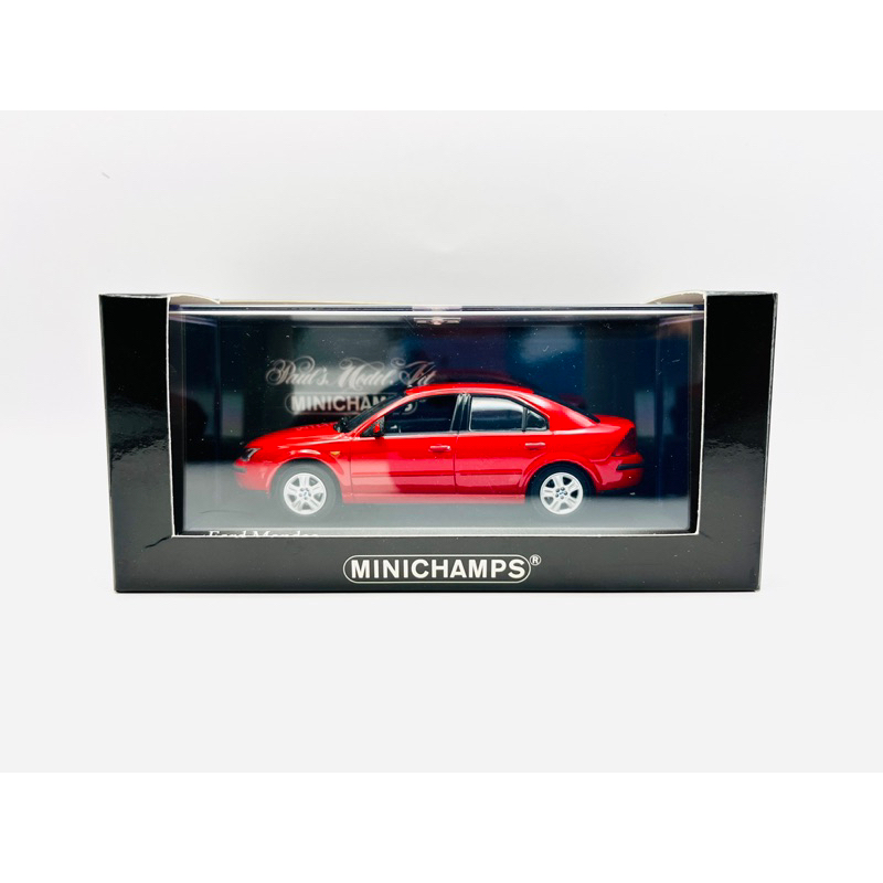 Minichamps 1/43 Ford Mondeo 2001 紅色 模型車