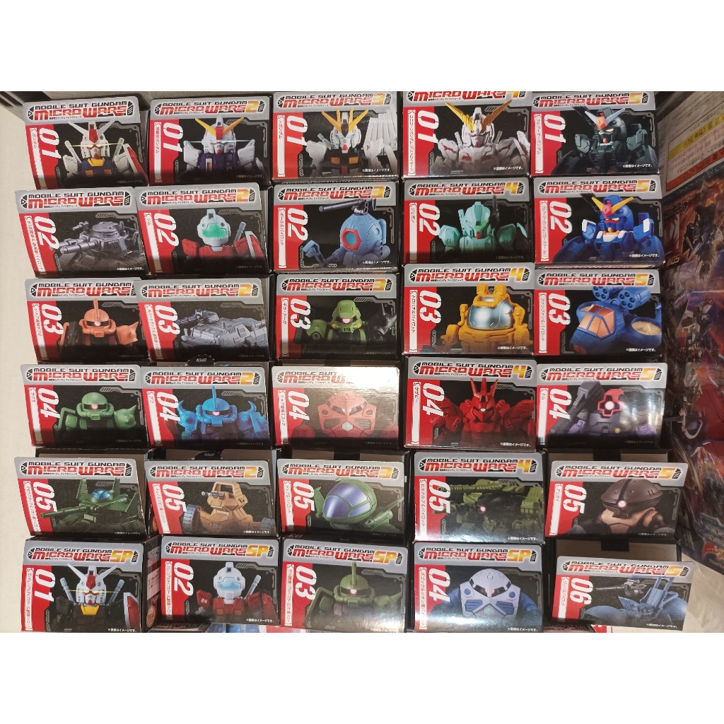 bandai 萬代 SD鋼彈 micro wars 微型戰爭 盒玩 摸型 食玩 1-5彈+SP 全30組合售