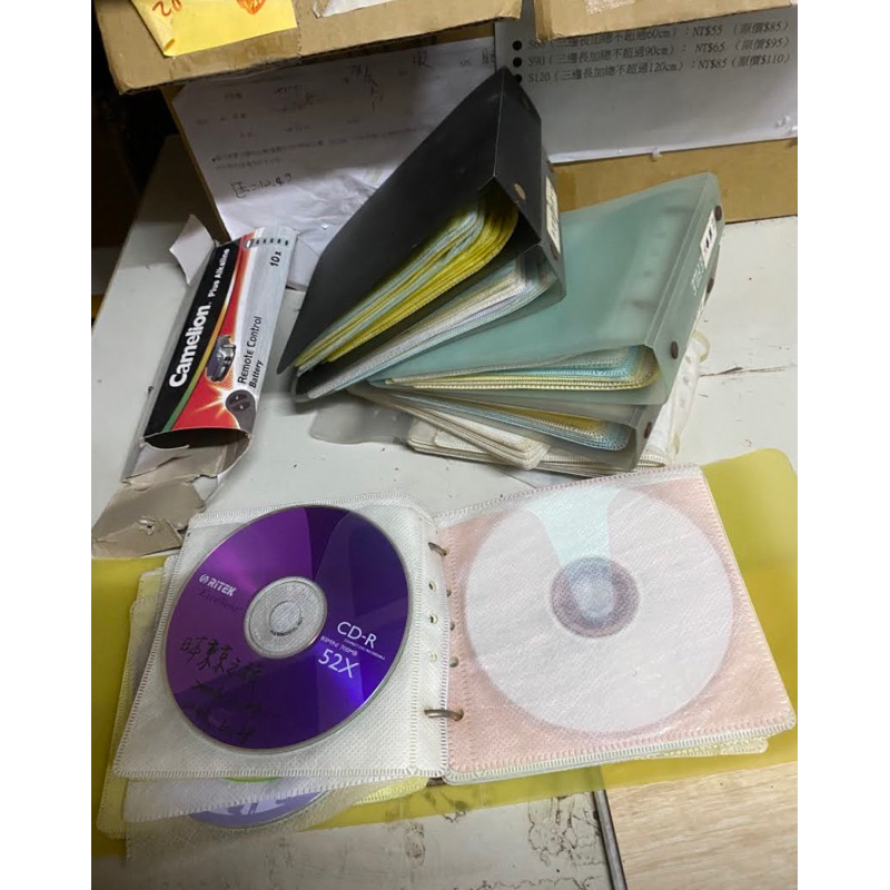 二手CD盒 硬殼收納包 DVD收藏包 可收100張 DVD 遊戲片收納包 光碟收納一堆相送