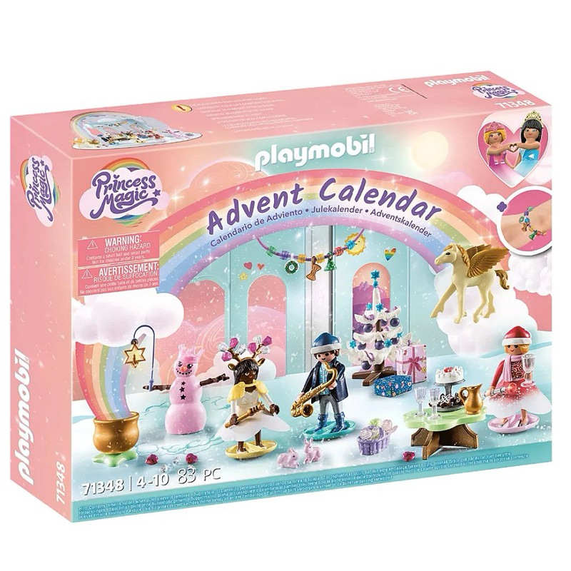 全新 Playmobil 摩比人 聖誕驚喜月曆 彩虹天空派對 戳戳樂降臨曆 71348 聖誕節 搓搓樂 玩具