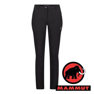 【MAMMUT 長毛象】Trekkers女防潑水軟殼長褲『黑』1021-00811