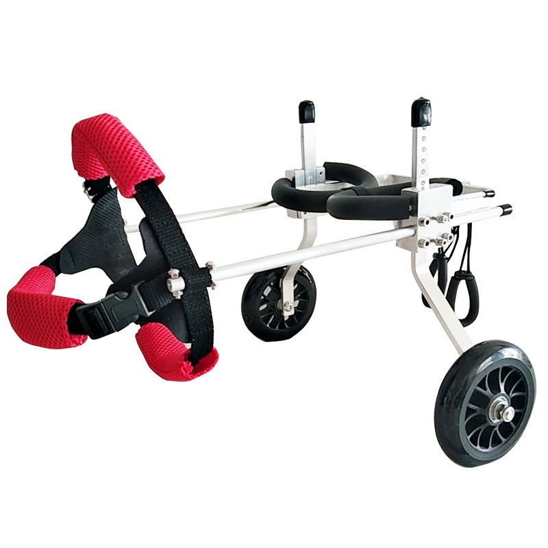 二手 便宜售  XS 寵物輪椅 寵物助力車 兩輪 狗輪椅後肢癱瘓殘疾狗狗後腿輔助寵物代步車 全癱瘓