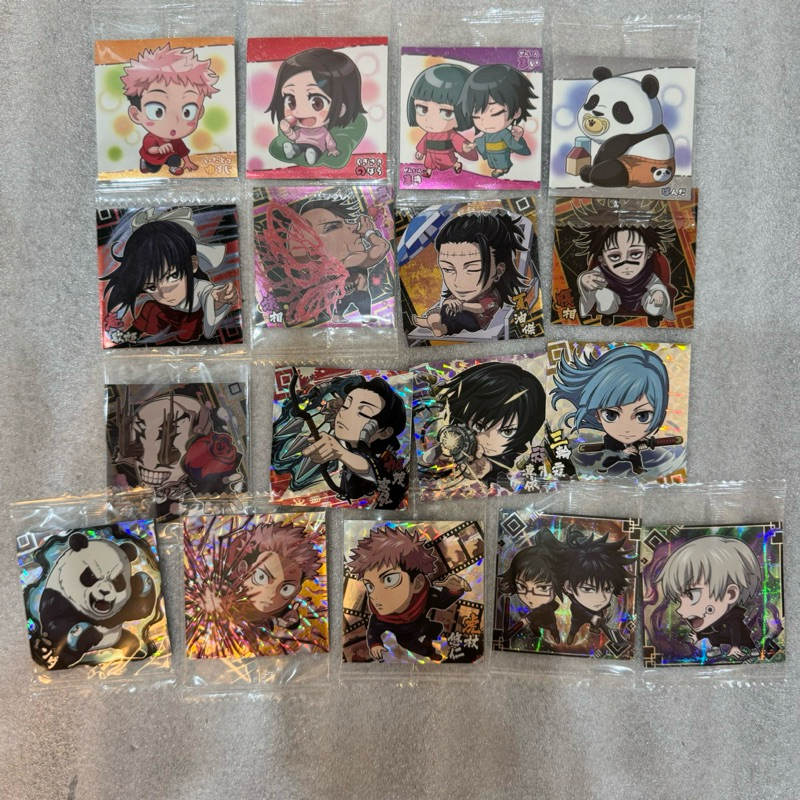 🍭Ruo🍭咒術迴戰 貼紙 2彈 4彈 混售 不拆組 虎杖 伏黑惠 釘崎 狗卷 脹相 壞相 夏油傑 庵歌姬 霞 花御 憲紀