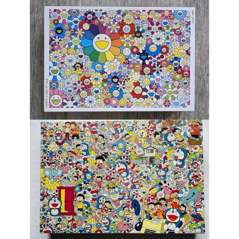 全新限量免運 Takashi Murakami x Doraemon Jigsaw Puzzle村上隆多啦a夢太陽花拼圖