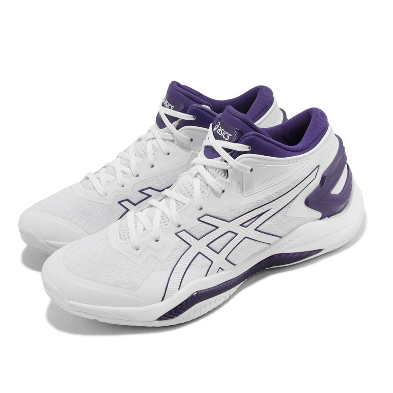 「宥yoの小賣場」 🩷 Asics GELBURST 27 籃球鞋 白 紫 男鞋 抗扭 支撐 1063A066-101