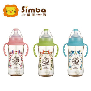 小獅王辛巴 桃樂絲心願PPSU自動把手 寬口雙凹中奶瓶270ml (三色可選)